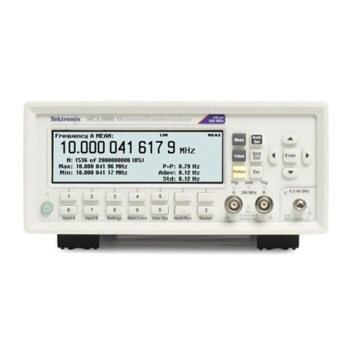 Tektronix MCA3027 Microwave Counter/Analyzer & Power Meter, 300MHz/27GHz