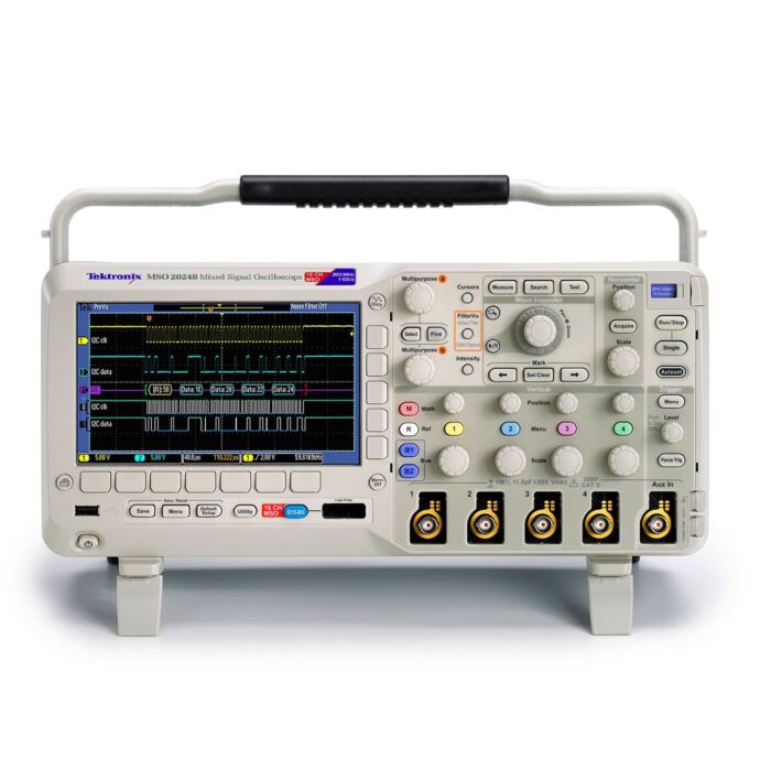 Tektronix MSO2024B for Rent, Mixed Signal Oscilloscope Digital Phosphor: 200 MHz