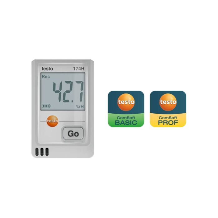 Testo 174 H Mini Data Logger, Temperature and Humidity, -20 C to 70 C