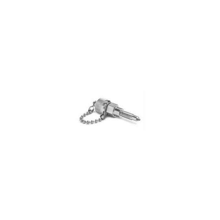 Ralston Instruments XTFT-FRS0 Male Quick-test XT with Cap and Chain, 0-10000psi, Stainless Steel adapter