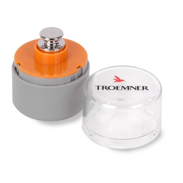 Troemner 7518-F1W 50g OIML Precision Class F1 Weight, NVLAP Certificate
