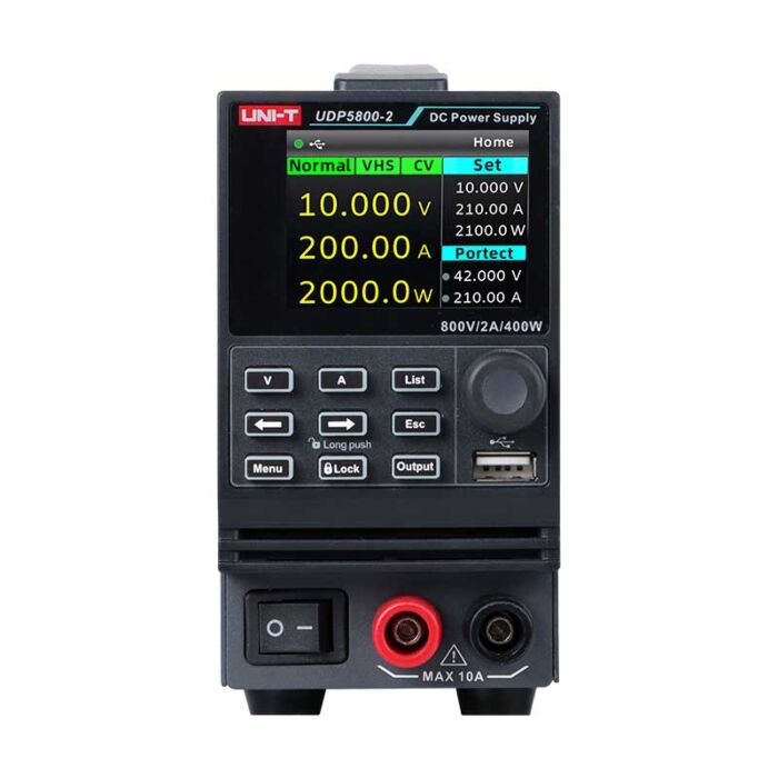 UNI-T UDP5800-2 Programmable DC Switching Power Supply Supply, 1 Channel, 400W, 800V/2A