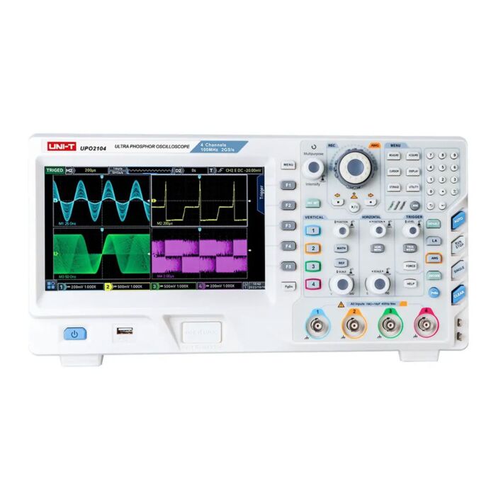 UNI-T UPO2104 100MHz 4 Channel MSO Oscilloscope (w/o Logic Pod)
