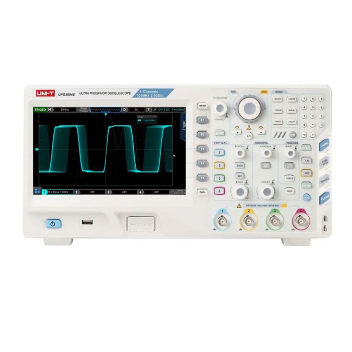 UNI-T UPO3504E 500MHz 4 Channel MSO Oscilloscope (w/o Logic Pod)