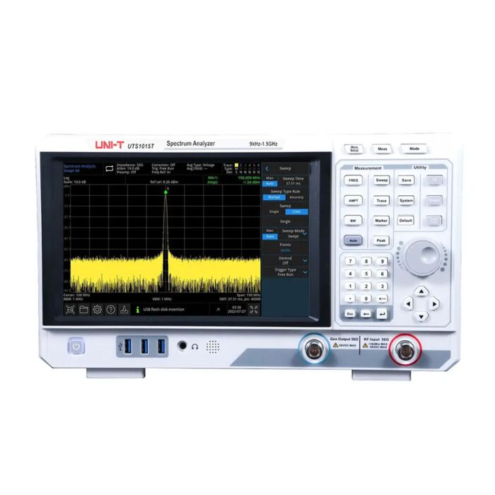 UNI-T UTS1015T 1.5GHz Adv-Series Spectrum Analyzer w-Tracking Generator