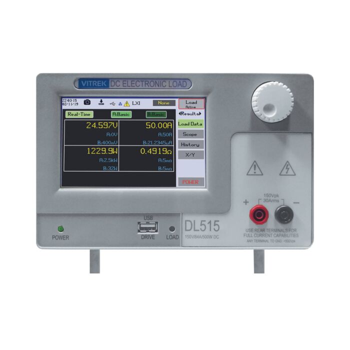 Vitrek DL215 Electronic DC Load, 150V/42A/ 250W with7.25k & 65A transient cap