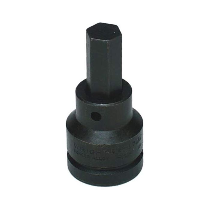 Wright Tool Company 62-17MM 17mm 3/4" Dr. Metric Impact Hex Type Socket w/Bits
