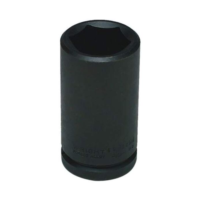 Wright Tool Company 69-19MM 19mm Deep Metric Impact Socket 6-Point,3/4"Drive