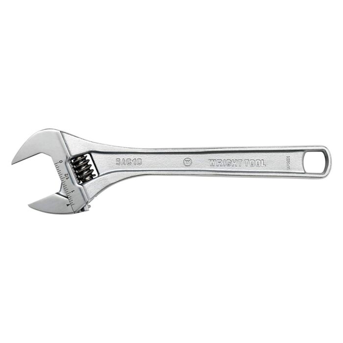 Wright Tool Company 9AC12 12"Max.Capacity 1-1/2"Adj. Wrench,Chrome