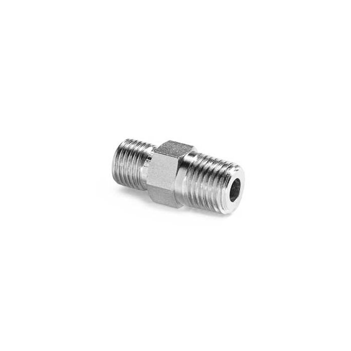 Ralston Instruments XTHA-1MS0 1/8" Male NPT x Male XT, no check-valve, Stainless Steel Adapter