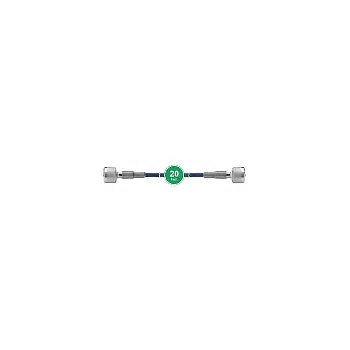 Ralston Instruments XTXT-HOS-20FT Quick-test XT 10000PSI, Hose Stainless Steel Hose Ends, 20ft