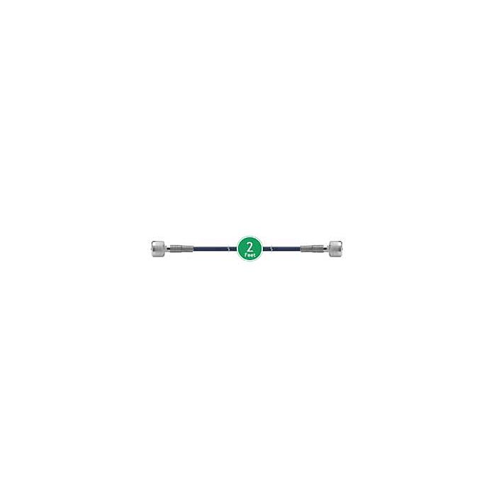 Ralston Instruments XTXT-HOS-2FT Quick-test XT 10000PSI Hose, Stainless Steel Hose Ends, 2'