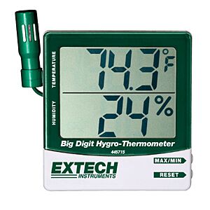 Extech 445715 Big Digit Remote Probe Hygro-Thermometer