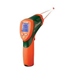 Extech 42512 Dual Laser Infrared (IR) Thermometer, 30:1