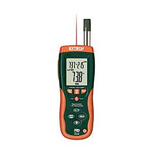 Extech HD500 Psychrometer + 30:1 IR Thermometer