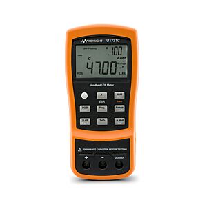 Keysight Technologies U1731C LCR Meter, Handheld, 20000 Count, Dual Display, 120Hz/1KHz