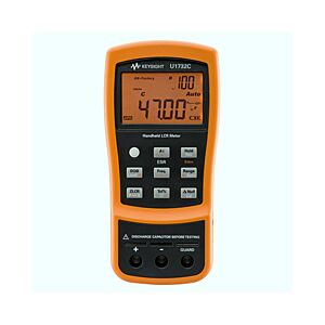 Keysight Technologies U1732C LCR Meter,Handheld,20000Count, Dual Display 100HZ/120HZ/1KHZ/1