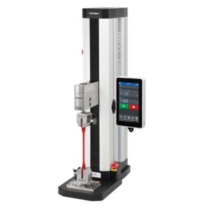 Mark-10 F105-EM Test frame w/ EasyMESUR control panel, vertical, 100 lbF