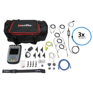 Megger MPQ1000-P-PLUS-KIT 3 Phase PQ Analyzer kit with 4 Four Range Flex 37cm ID CTs
