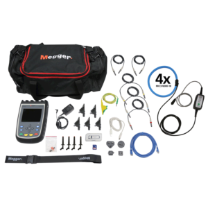 Megger MPQ1000-S-KIT-PLUS 3 Phase PQ Analyzer kit with 4 Four Range Flex 18cm ID CTs