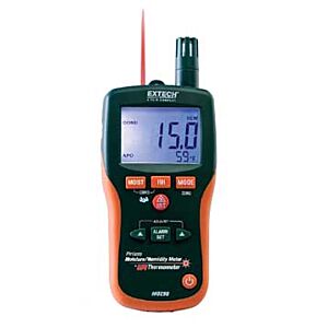 Extech MO290 Pinless Moisture Psychrometer + IR