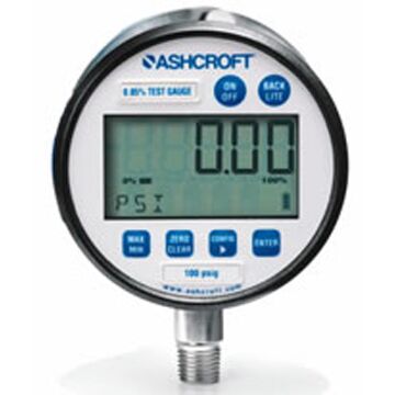 Ashcroft 30-2084-SD-02L-100PSI 3" Digital Test Gauge 100PSI 