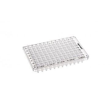 Eppendorf twin.tec PCR Plate 96 LoBind, semi-skirted, 150 uL, Clear, 25 plates