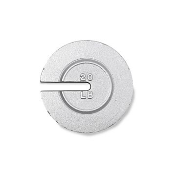 Troemner 9496W 20lb Class F Cast Iron Slotted Weightwith NVLAP Certificate