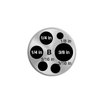 Additel ADT110-875-L-B for Rent, Insert B for ADT875-155, Holes 1/8", 3/16" (2), 1/4" (2), 3/8"
