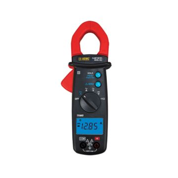 AEMC Instruments 505 Clamp-on Meter (TRMS, AC/DC, 400AAC/DC, 600VAC/DC, Ohms)
