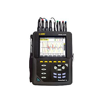 AEMC Instruments 8336  PowerPadIII three-phase power quality analyzer with AmpFlex Sensors