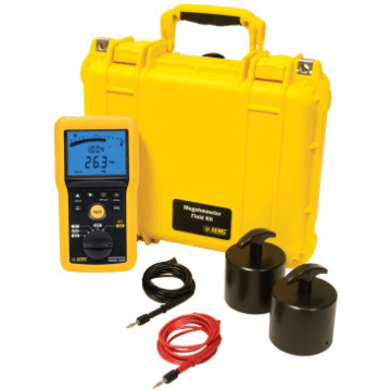 AEMC 6536 ESD FLOOR KIT Meter, Set of (2) 5 lb weights and carrying case