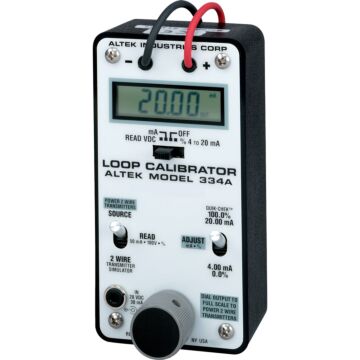 Used Altek 334A Miliamp Loop Calibrator, 4-20 mA