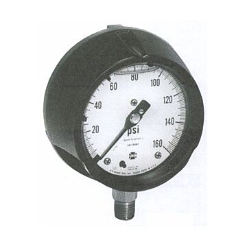 Ametek - US Gauge 1981-150027 4.5"Process Gauge,200PSI 1/2"ANPT,Dry,Lower