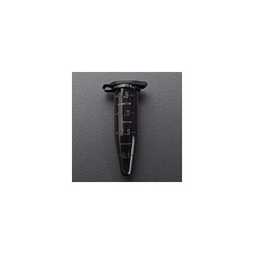 CellTreat 1.5mL Micro Centrifuge Tube, Black, Sterile, Bagged, case/1000