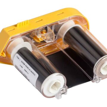 Brady M61-R6010 Printer Ribbon, 2in x 75ft, Black For BMP61 Label Printer