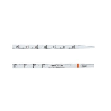 CellTreat 10mL Pipet, Ind Wrapped, Paper/Plastic, Bag, Sterile
