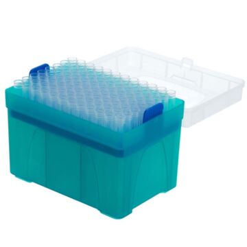 CellTreat 1000uL Pipette Tips, Sterile, Low Retention, Racked, 960/pack