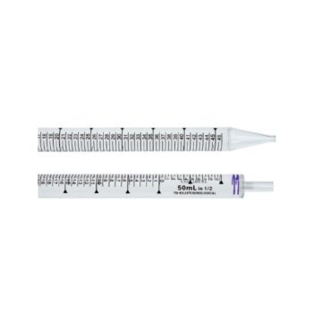 CellTreat 50mL Pipet, Individually Wrapped, Paper/Plastic, Bag, Sterile