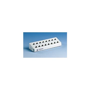 BrandTech Scientific Cuvette Rack (PP) with 16 numbered positions