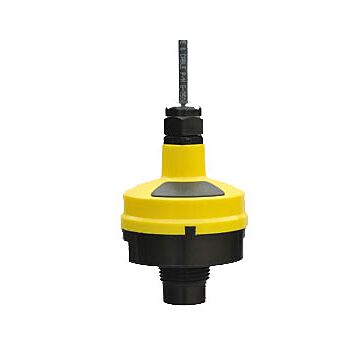 Flowline DL24-01 EchoPod (Yellow) Switch, Cont. & Trans.-2.5m range, 1 NPT