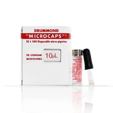 Drummond Scientific DRMC032 Microcaps, 6.66uL, 100/pk