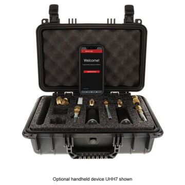 Dwyer Instruments 490W-6-HKIT-NIST Wireless Hydronic Differential Pressure Manometer with NIST
