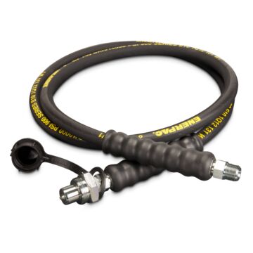 Enerpac HC9306 Heavy-duty Rubber High Pressure Hydraulic Hose, 6 ft