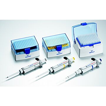 Eppendorf Research plus pipettes, 3-pack, 0.5 - 10 uL, 10 - 100 uL, 100 - 1000 uL, Variable Volume, Single Channel