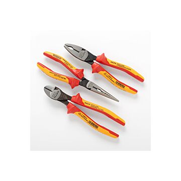 Fluke INLP8 Insulated long nose w/ side cutter & gripping zones, 1000V