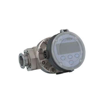 FLOMEC OM025S001-832R5G 1" Oval Gear Stainless Steel Tri-Clamp Flow Meter, RT14 Transmitterwith Built-In Digital Display