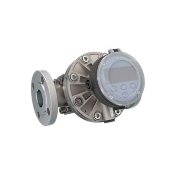 FLOMEC OM040S001-842R5G 1-1/2" Oval Gear Stainless Steel #150 ANSI Flange Flow Meter, RT14 Transmitterwith Built-In Digital Display