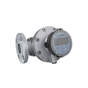 FLOMEC OM050A001-842R5G 2" Oval Gear Aluminum #150 ANSI Flange Flow Meter, RT14 Transmitter with Built-In Digital Display
