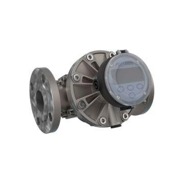 FLOMEC OM050S001-842R5G 2" Oval Gear Stainless Steel #150 ANSI Flange Flow Meter, RT14 Transmitterwith Built-In Digital Display